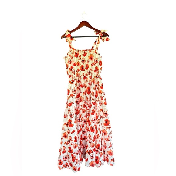 Matilda Jane Enchanted Garden Summer Siesta Poppy Maxi Dress Medium Cottagecore - Picture 7 of 10